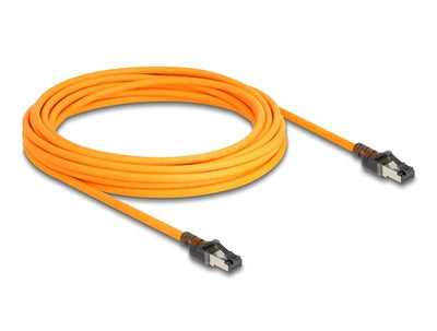 Delock 80415 Network Cable RJ45 With Función Buscador Port USB Type-c™ Self Tracing CAT.6A S/FTP 7,5M Orange — image 1