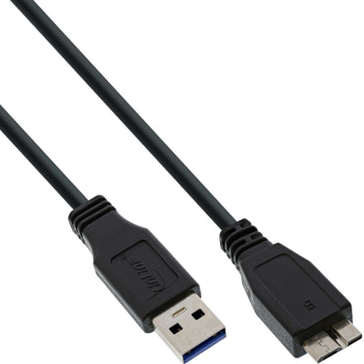Inline Cable USB 3.0 Type a Male a Micro B Male Black 3M — image 1