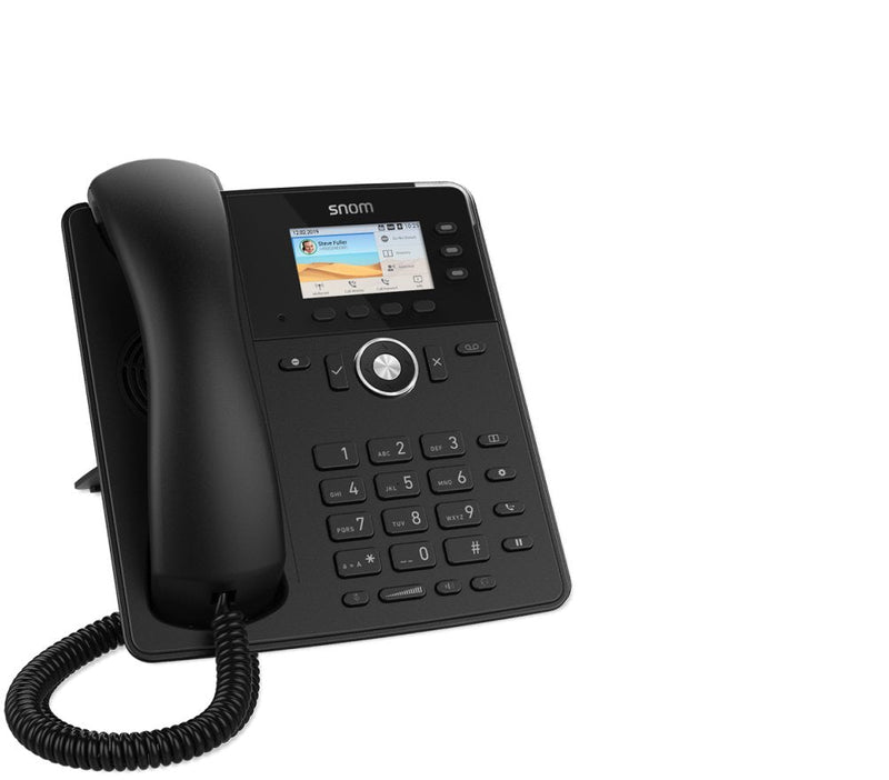 Snom D717 Negro PoE Or 5VDC - 4P4C + Hac USB - Version Alemana