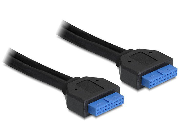 Delock Cable Board USB 3.0 20-PIN - USB 3.0 20-PIN 45CM Black