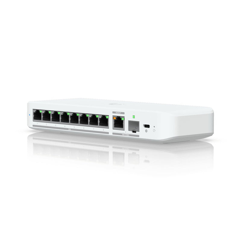 Ubiquiti Switch USW-FLEX-2.5G-8 8X 2,5G, Switch/Conmutador White