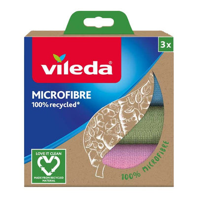 Vileda Cloth Microfibra 100% Reciclado 3 Units — image 1