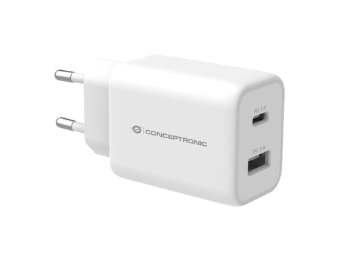 Conceptronic Wall Charger Quick Charge 3.0 Pd 1PUERTO USB-C 1 Port USB-A Althea 33W — image 1