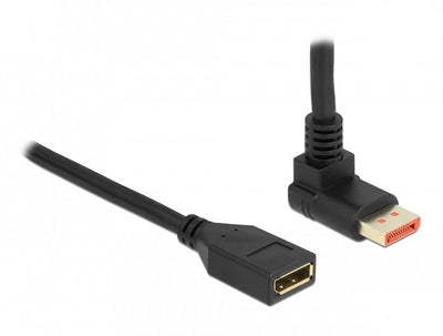 Delock Alargador DisplayPort Male 90° Hacia Arriba Ángulo a Female 8K 60 HZ 1M — image 1