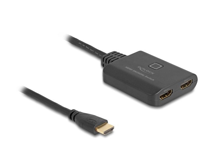 Delock HDMI Switch 2 X HDMI In a 1 X HDMI Out 8K 60 HZ