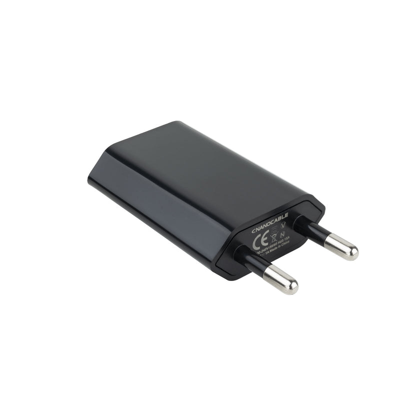 Nanocable Mini Charger Network USB 5V - Black