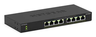 NETGEAR GS308LP, Switch Black Switch PoE + With 8 Ports GS308LP-100EUS — image 1