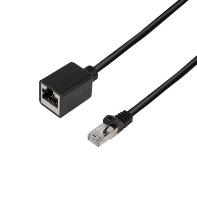Latiguillo CAT.6A, S/FTP, 2.00M, Black Macho-hembra Cu Lszh — image 1