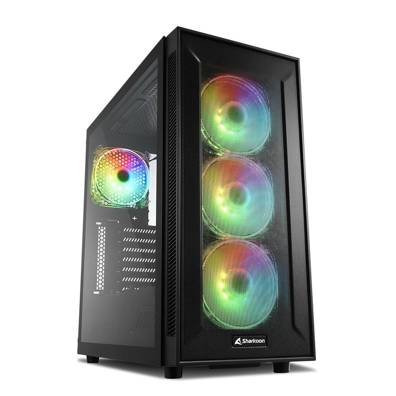 Sharkoon PC Case TG6M ATX 2XUSB3.0 2XUSB2.0 Without Power Supply RGB