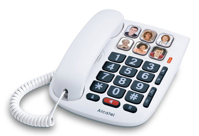 Alcatel Phone Fixed Compacto TMAX10 White