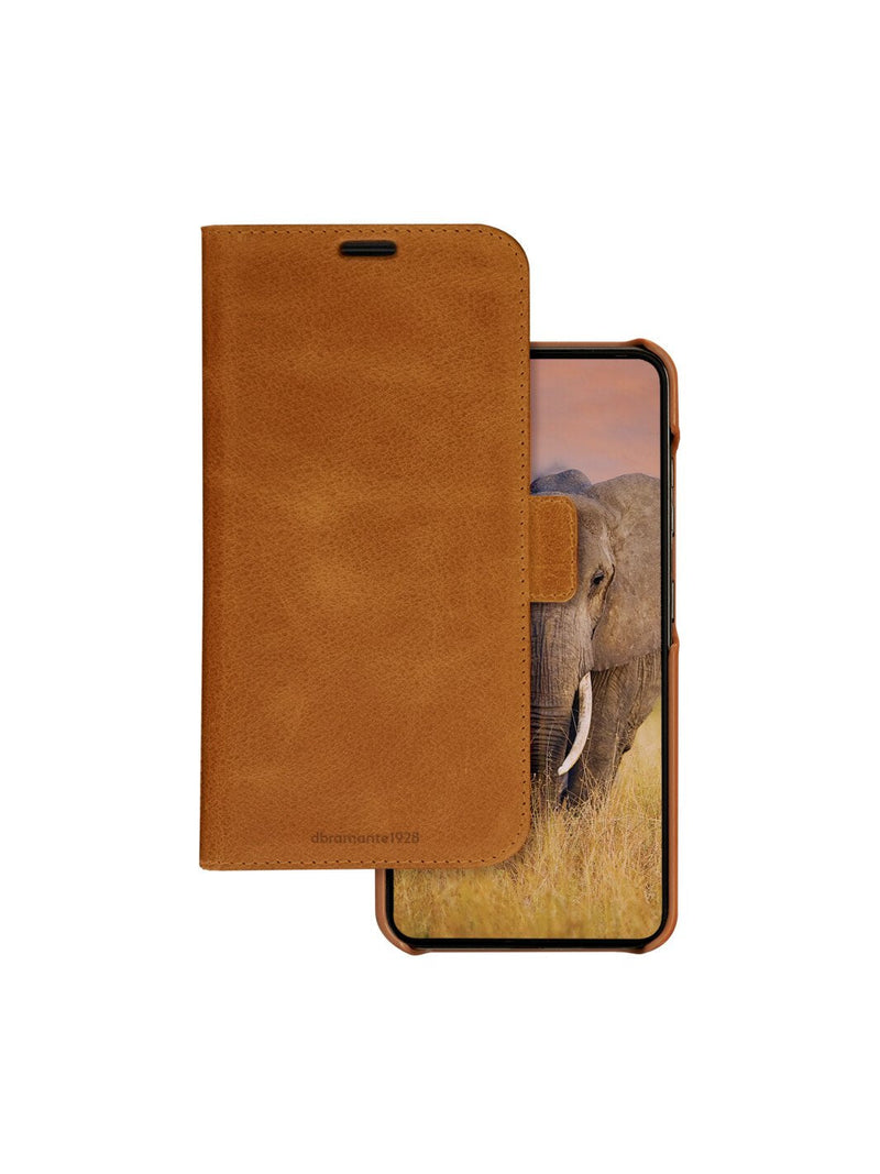 DBRAMANTE1928 Lynge Case For Galaxy S24 15,8CM (6.2) Case Cartera Bronceado
