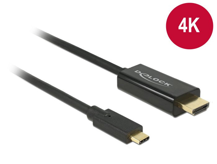 Delock USB Cable Type-c ™ - HDMI M/M (dp Alt Mode) 4K 30 HZ 2M Black
