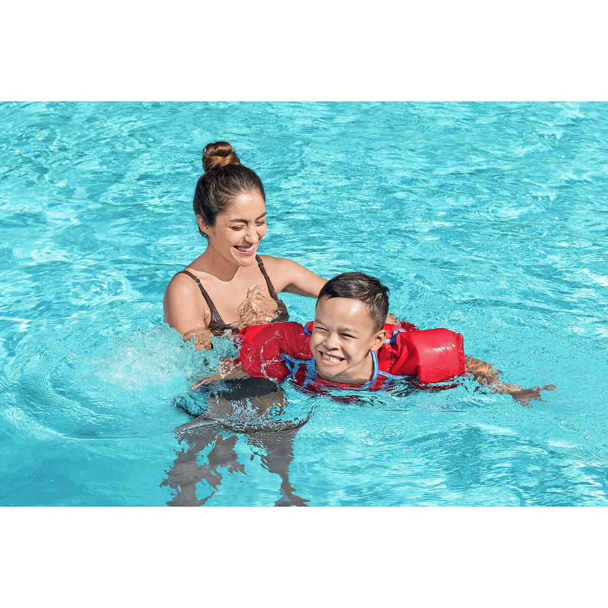 Swimming Goggles Bestway Red M/L 19-30 kg