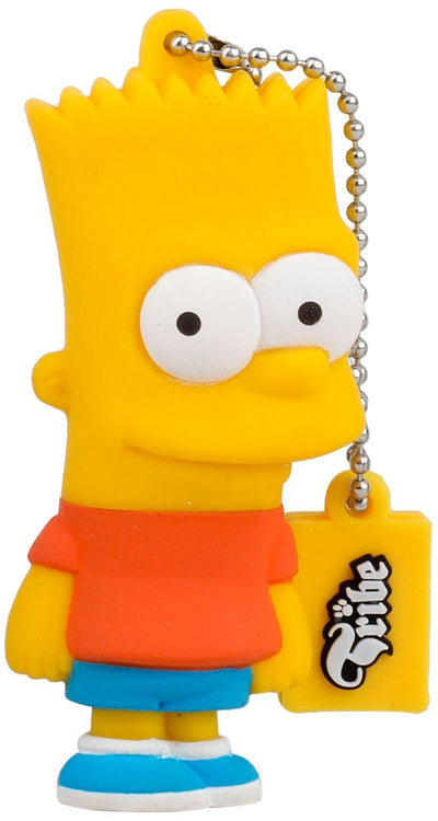 Tribe USB Flash Drive Silver Ht 8GB The Simpsons Bart — image 1