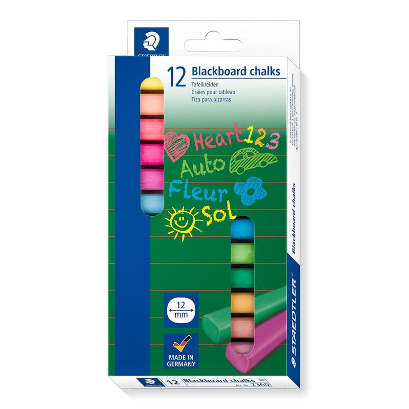 Staedtler Case 12 Pieces Tizas Whiteboard Colour Tiza