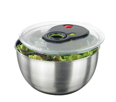 Emsa Turboline Colander Ensalada, Bol Steel Inoxidable/Transparent 513441 — image 1