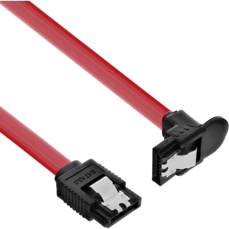 Inline Cable SATA 6GB/S With Pestillos Ángulo 0,5M