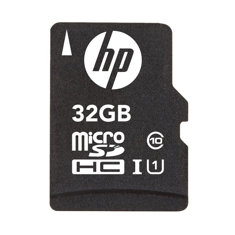 Micro Sdhc 32GB HP CL10 U1 Black + Adapter SD CL10 / R: 20MB/S W:15MB/S SDU32GBHC10HP-EF