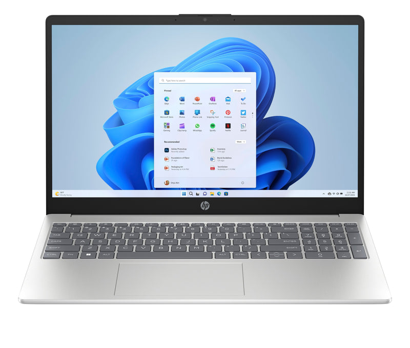 HP Laptop 15 FD0329NS Core N100 15.6 8GB SSD 256GB W11 Silver