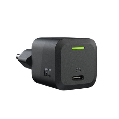 Greencell Charger USB-C GaN Gc Powergan 33W PD 3.0 Qc 3.0 1x USB-C Black — image 1