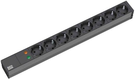 Bachmann Power Strip Plugs 19 Pulgadas 8 Sockets Protection Contra Sobretensión 1U (333.534)