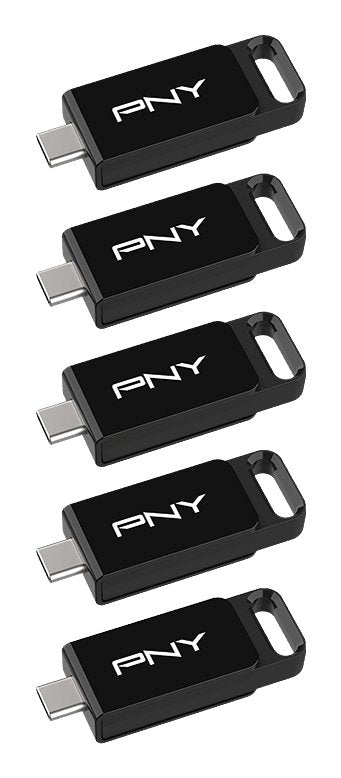 Pny Usb-mick 64GB Elite USB 3.2 Type-c 5-PACK Retail — image 1