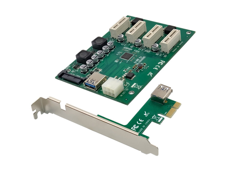 Conceptronic Pci Express Card PCIE X1 To 4 PCIE X1 Expan.kit