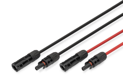 Digitus Alargador Cable Solar Ø 6MM² Pv 1.500 Voltios 2X 10 Metres - 1X Red 1X Black Plug/Socket MC4 DK-SCEC66 — image 1