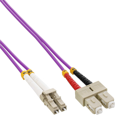 Inline Cable Dúplex Fibre Optic Lc/Sc 50/125?M OM4 1M — image 1