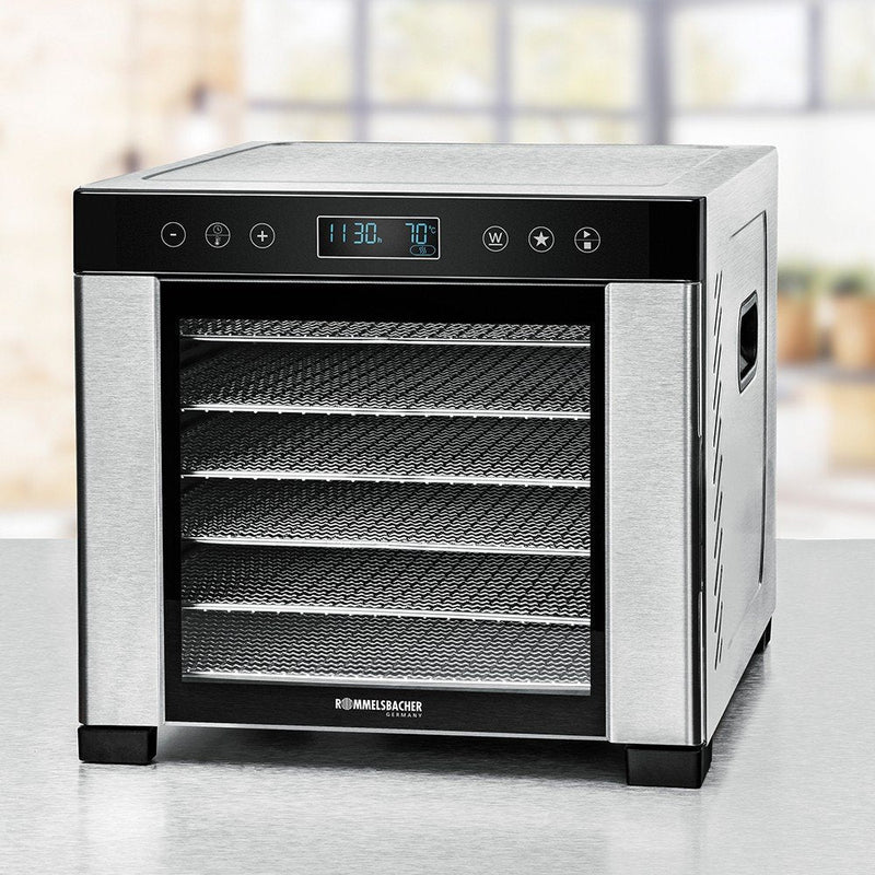 Rommelsbacher Deshidratador Da 950 Alimentos Steel Inoxidable 600 Black W Da 950