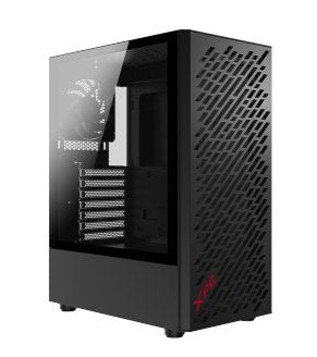 Xpg Tower Gaming Valor Air Glass Tempered Black — image 1