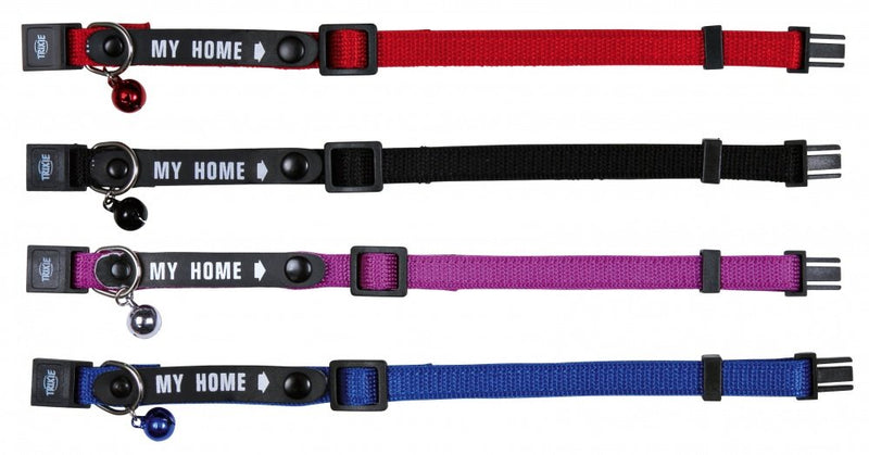 Trixie Collar My Home With Label Gato