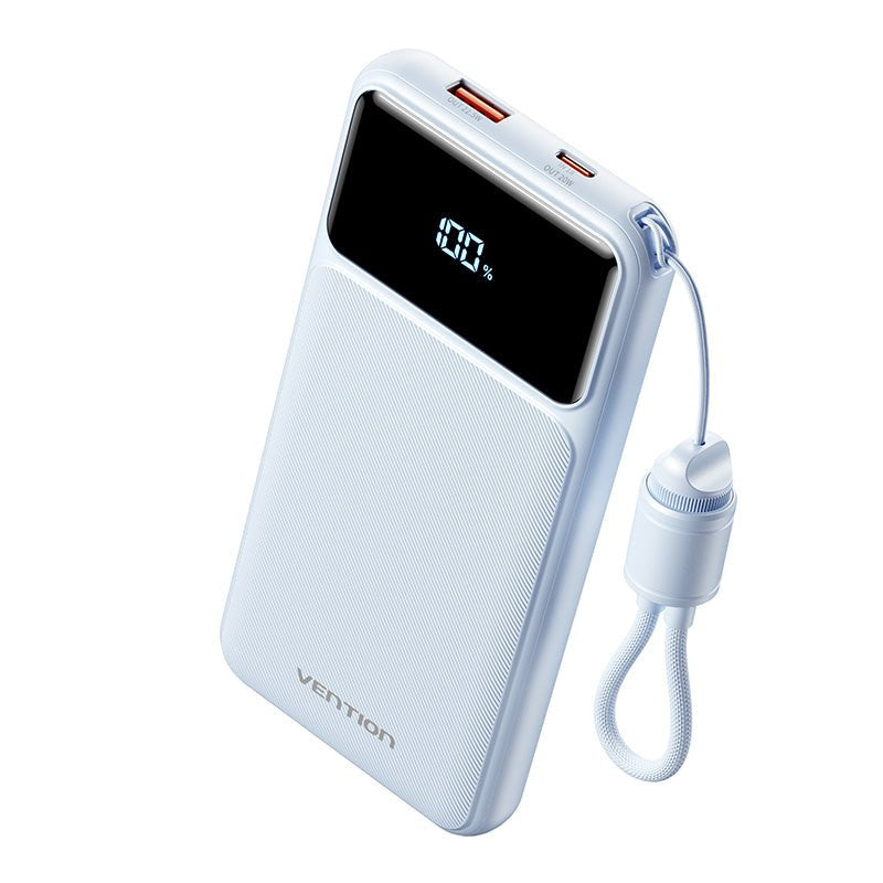 Vention Powerbank 10000MAH XGYW0-39-TY 22.5W White Includes USB Cable Type-c