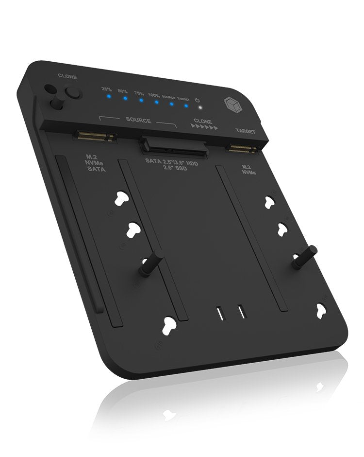 Icy Box Docking IB-2913MCL-C31 USB 3.2 Gen 2 (3.1 Gen 2) Type-c Black