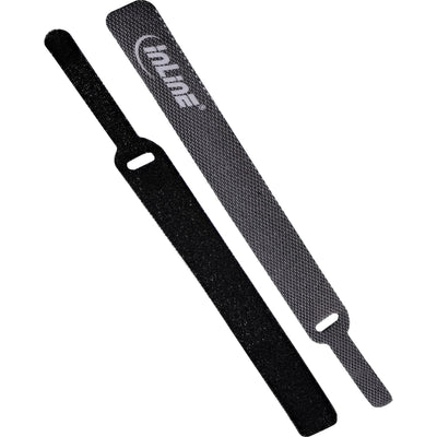 Inline Cable Strips Hook And Bucle 12X150MM 10 Units Black — image 1