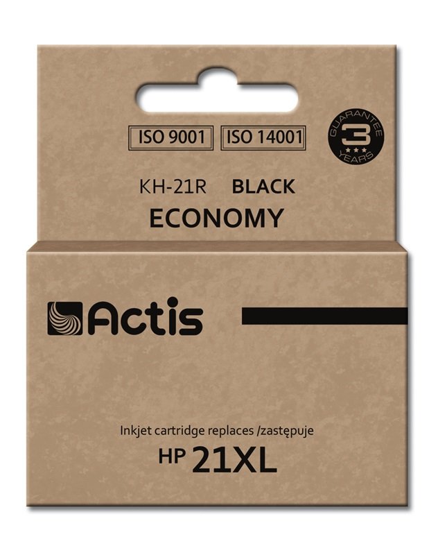 Actis Ink KH-21R (reemplazo HP 21XL C9351A - Standard - 20ML - Black