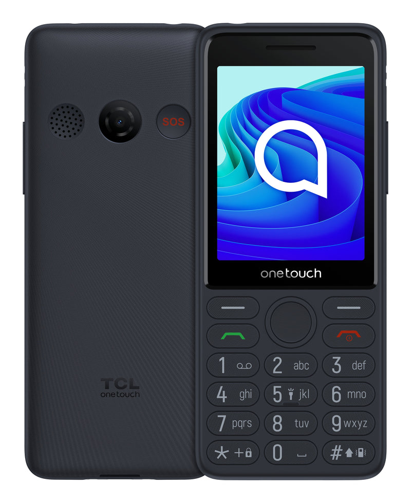 Tcl Phone Mobile Phone One Touch 4042S Personas Mayores 4G Grey Oscuro