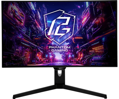 Asrock Monitor PGO27QFS Oled, Gaming 27 Black Qhd, Hdmi, Dp, Freesync Premium Pro, Panel 240HZ 90LXA0P0-A0E1A0 — image 1