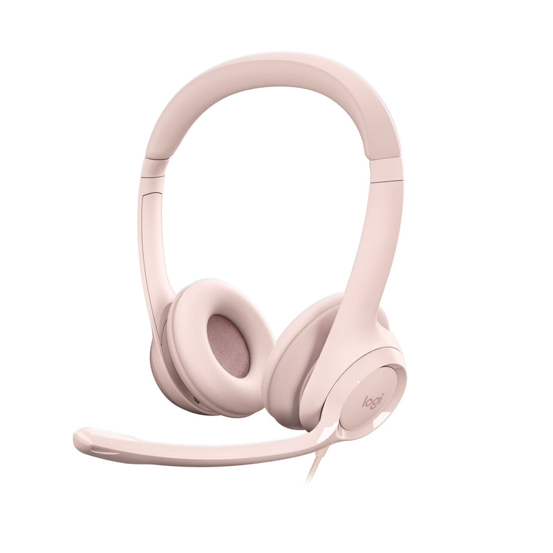 Logitech H390 Headphones Alámbrico Diadema USB Type a Pink