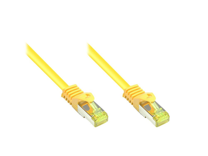 Good Connections Network Cable M. CAT.7 Rohcable Yellow 1M