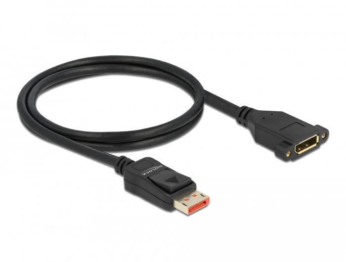 Delock DisplayPort Cable Extensión Installation 8K 60 HZ 1M