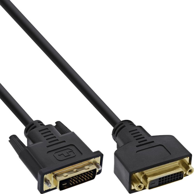 Inline Cable DVI-d Premium 24 + 1 Male a Female Dual Link 3M