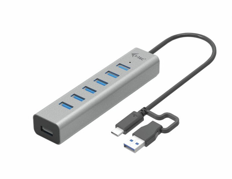 Hub Tec USB-C Charging Metal 7 Port (i-tec USB-C Charging Metal Hub)