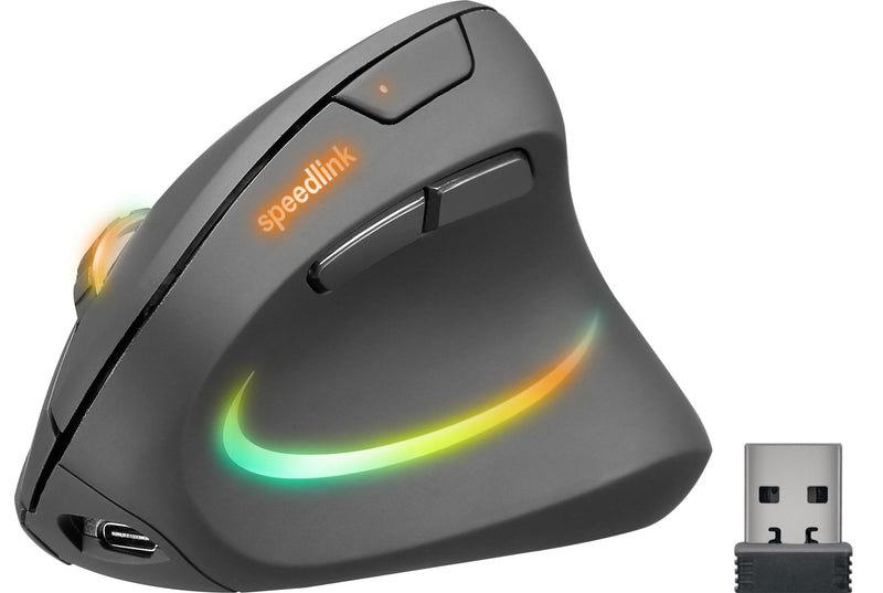 Speedlink Mouse SL-630026-BK Set Mano Derecha RF Wireless Óptico 3200 DPI