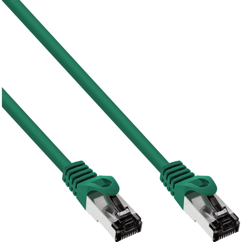 Inline Network Cable S/FTP Pimf CAT.8.1 Libre Halógenos 2000MHZ Green 0.3M