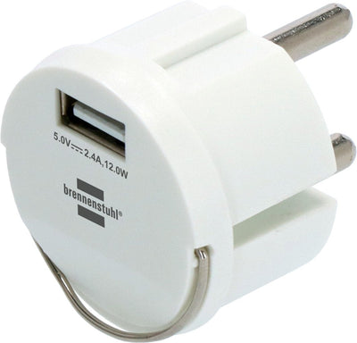 Brennenstuhl Adapter Plug USB 2,4A, Compatible With Plugs And Carretes Brennenstuhl IP44 — image 1