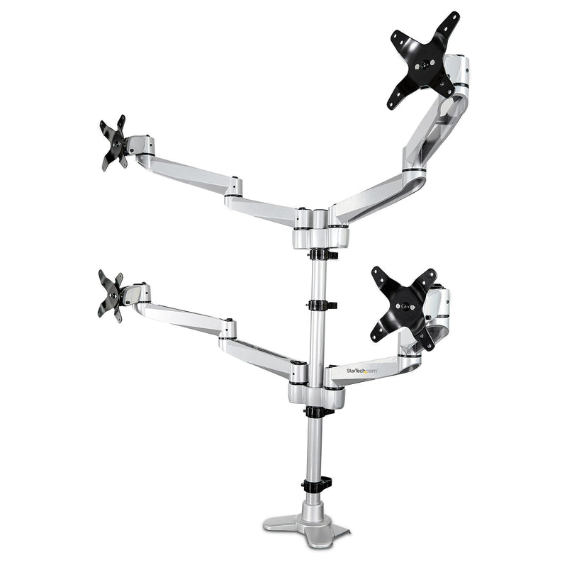 StarTech.com Stand Assembly Cuatro Monitores Mount With 4 Arms Articulados Motion Total VESA Up To 27 (armqu