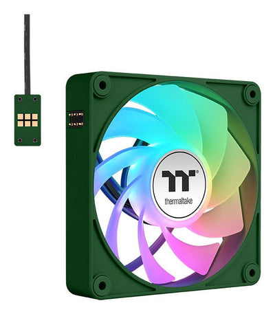 Thermaltake Fan Refrigeración PC CT140 Ex Reverse ARGB Sync, Colour Green Carrera, Paquete 3, 140MM CL-F230-PL — image 1