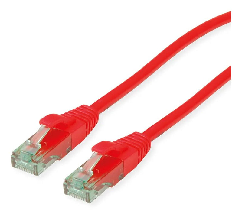 Roline Rm Network Cable CAT.6A UTP, Rojo 0,3M