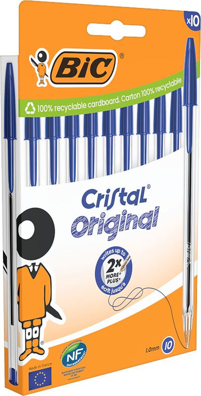 Pen Glass Blue Blíster 10 Units — image 1